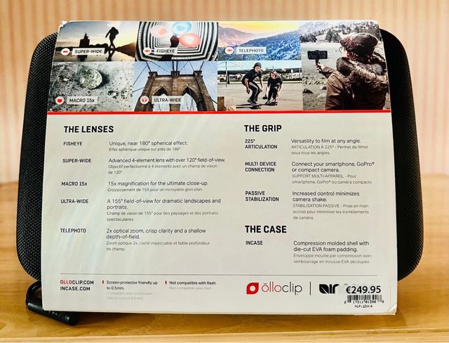 OLLOCLIP FILMER’S KIT APPLE/IPHONE