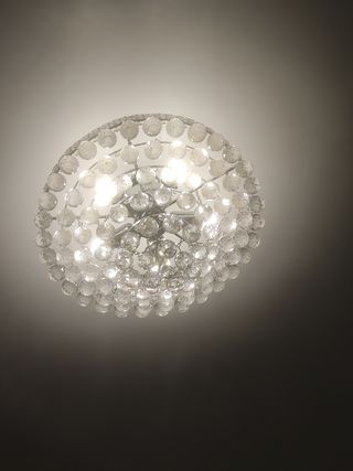 Lámpara de techo de bolas cristal macizas