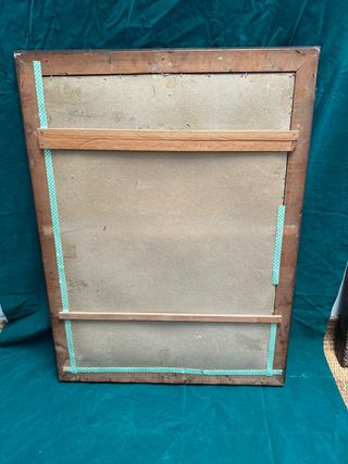 Antigua lámina enmarcada María Auxiliadora.