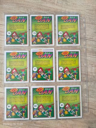 Cromos Bola de Dan