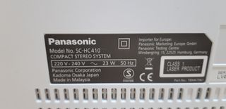 Minicadena música Panasonic