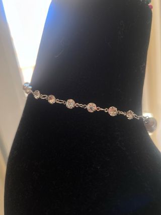 collar gotico crucifijo brillante