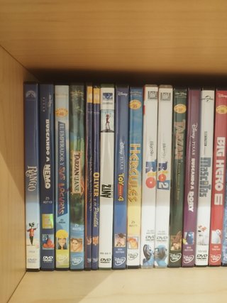 DVDs Disney, DreamWorks, Pixar