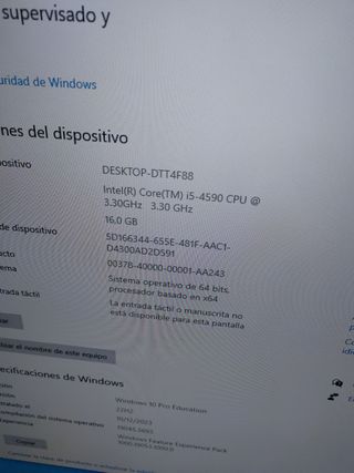 Ordenador Gamer i5 4590