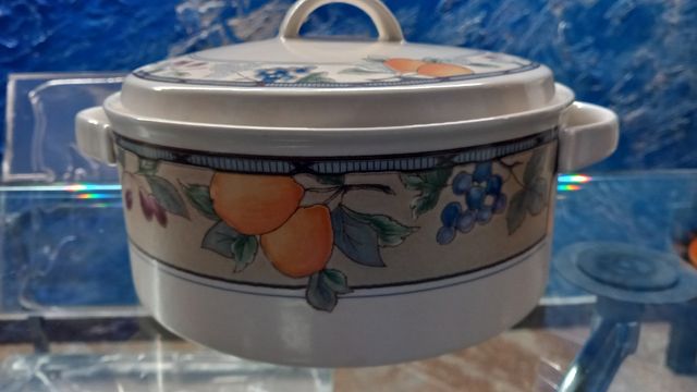 Teiera portabiscotti e zuppiera