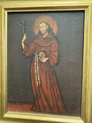 Pareja de óleos sobre tabla,