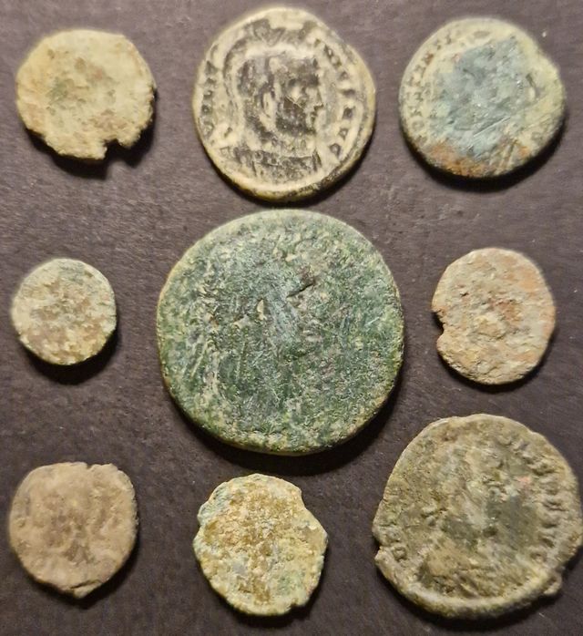 Roman Coins Lot / LOTE DE MONEDAS ROMANAS. LT-46F