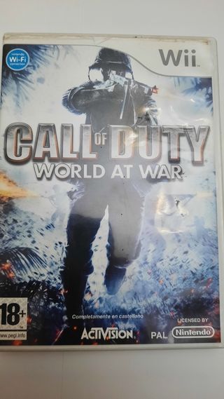 Call of DUTY WORLD AT WAR WII