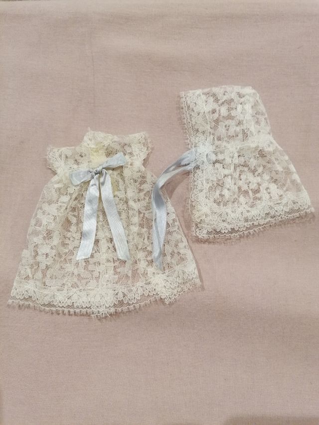 Conjunto ropa bautizo barriguitas