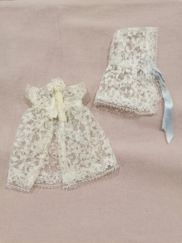 Conjunto ropa bautizo barriguitas