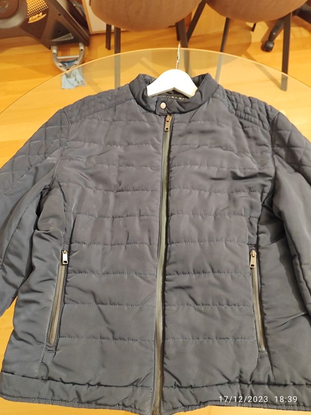 Abrigo hombre azul oscuro