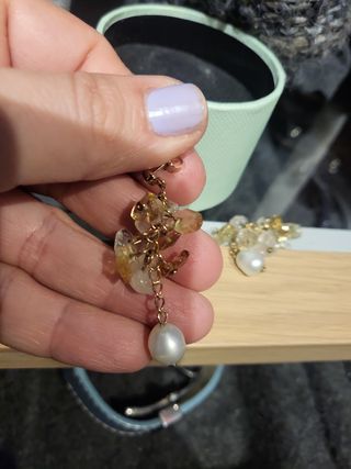 Pendientes chapados en oro