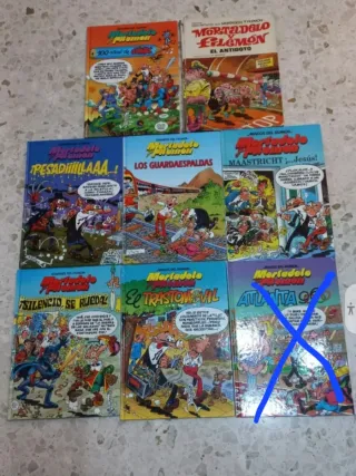 Tebeos de mortadelo y filemon
