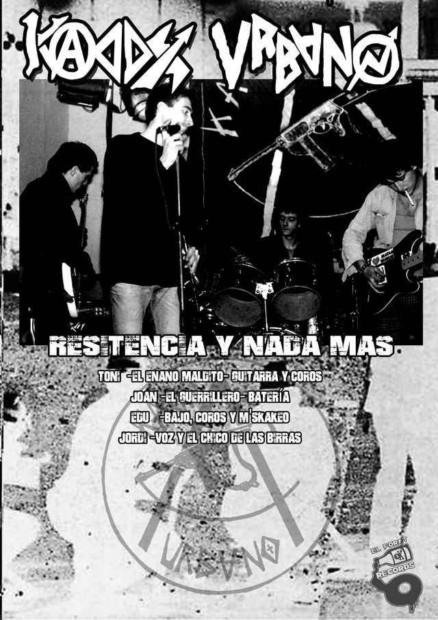 KAOSS URBANO RESISTENCIA Y NADA MAS (VINILO NEGRO)