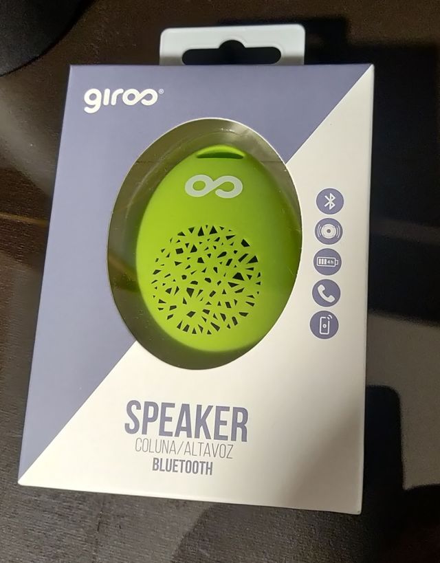 Coluna de som portátil bluetooth nova