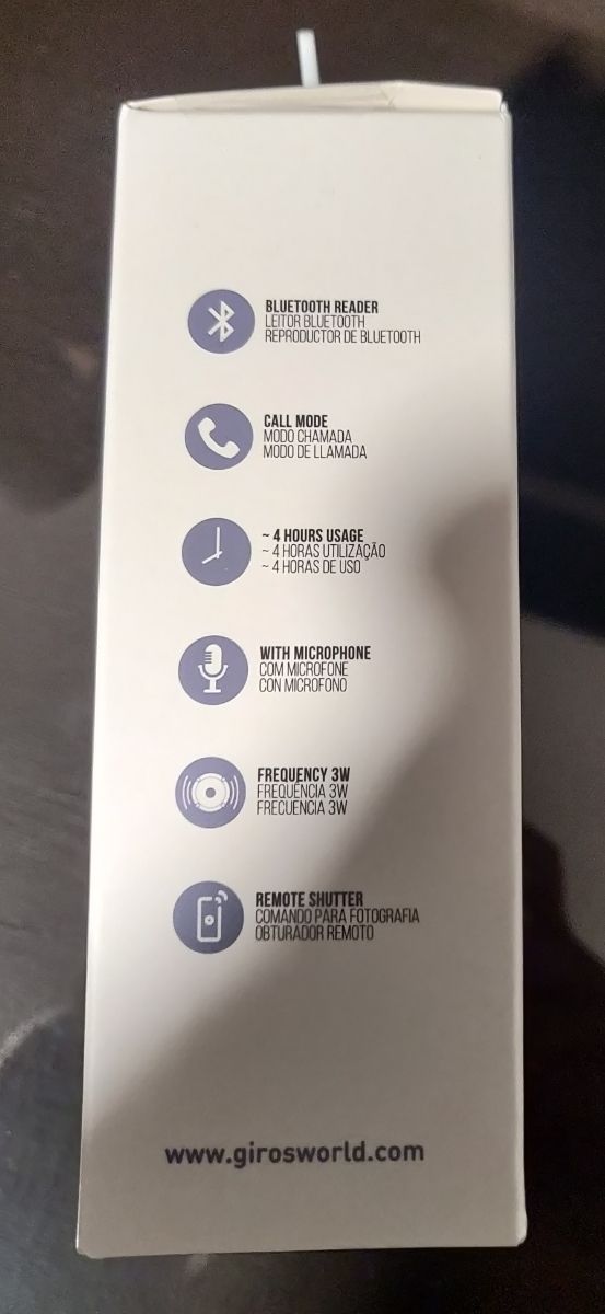 Coluna de som portátil bluetooth nova