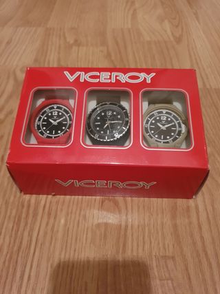 Reloj Viceroy nuevo mas dos correas