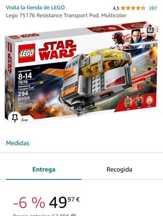 lego start wars Lego 75176 Resistance