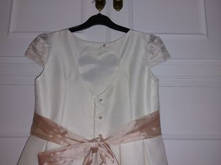 Vestido comunión con cancan y tocado