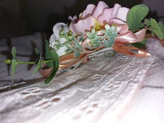 Vestido comunión con cancan y tocado