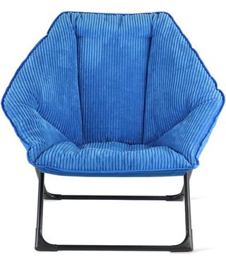 SILLA DE JARDIN O CAMPING PLEGABLE AZUL