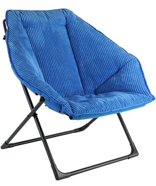 SILLA DE JARDIN O CAMPING PLEGABLE AZUL