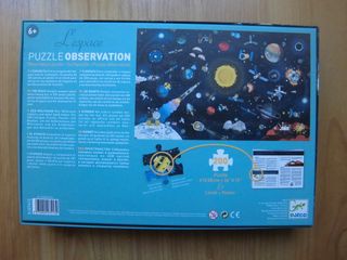 PUZZLE INFANTIL 200 PIEZAS OBSERVATION DJECO