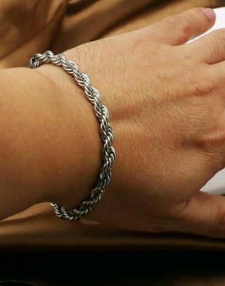 Bisutería hombre, Brazalete acero 5mm