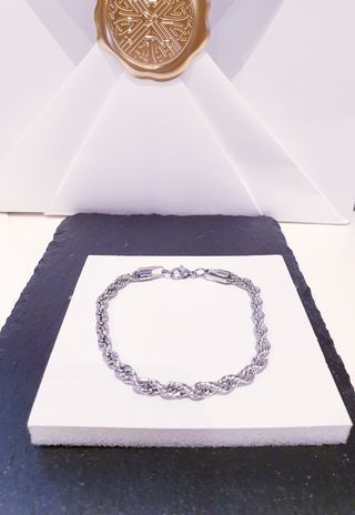 Bisutería hombre, Brazalete acero 5mm
