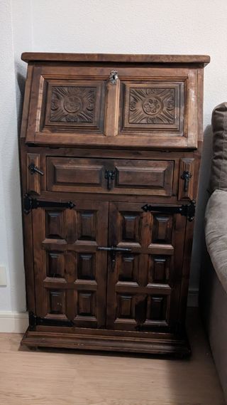 Mueble escritorio madera maciza