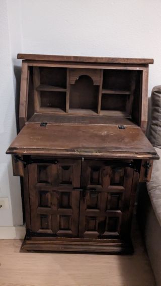 Mueble escritorio madera maciza