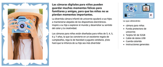 CAMARA DE FOTOS INFALTIL DIGITAL 32 GB