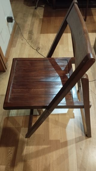 Mesa plegable (madera maciza)