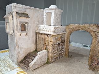 Edificación, casa para el belén