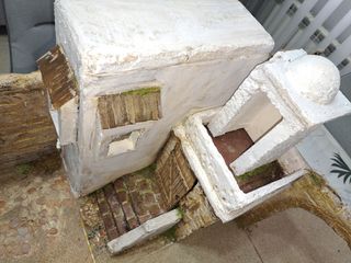 Edificación, casa para el belén