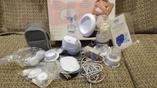 Avent. Sacaleches Eléctrico y opción manual.