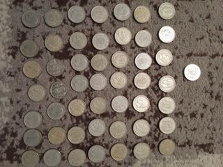 Lote de 50 monedas de 100 pesetas años distintos
