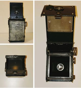 Rolleicord I Art Deco + 2 imágenes + protector