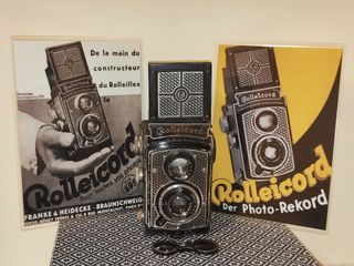 Rolleicord I Art Deco + 2 imágenes + protector