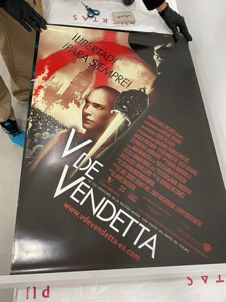 V de Vendetta poster cinematografico