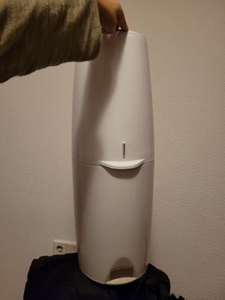 Basura pañales sin tapa