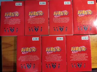 Manga Naruto tomos del 1 al 7