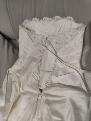 VESTIDO NOVIA SEDA T.40/42