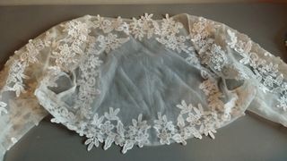 Vestido novia nuevo color blanco roto ,muy bonito