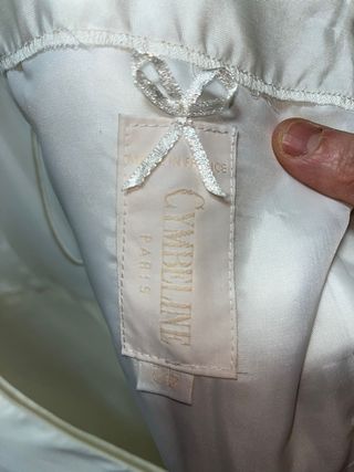 Vestido novia nuevo color blanco roto ,muy bonito