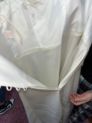 Vestido novia nuevo color blanco roto ,muy bonito