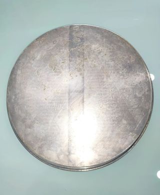 Antigua bandeja gran tamaño Francesa FLEURON Plata