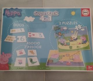 Superpack 4 en 1 Peppa pig