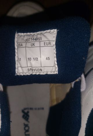 Zapatillas Rucanor Babylon retro talla 45