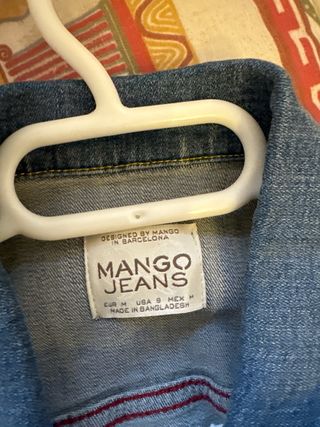 Chaleco vaquero Mango talla M